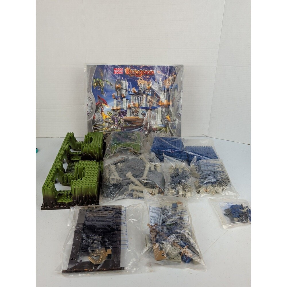 Mega Bloks Dragons Battlestorm Castle 96001 & Instructions Complete New No Box